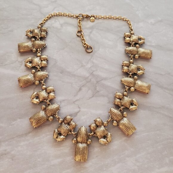 🎀 J.Crew Pastel Kelly Green Rhinestones Crystal Clusters Enamel Statement 🎀 - Picture 11 of 12